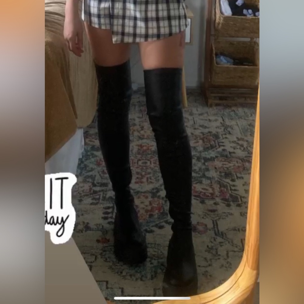 Black Over-the-Knee Boots